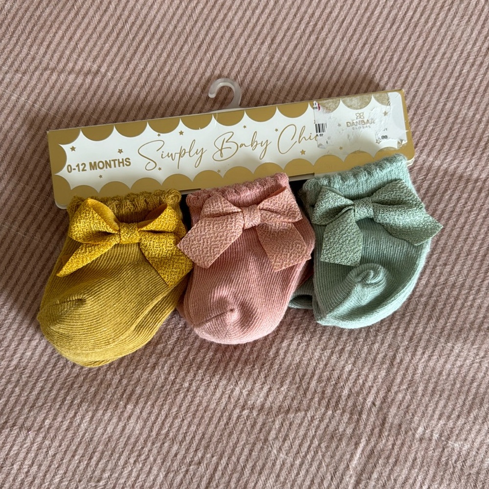Baby socks, 6, 0-12months